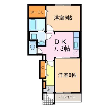 エスペランサの物件間取画像